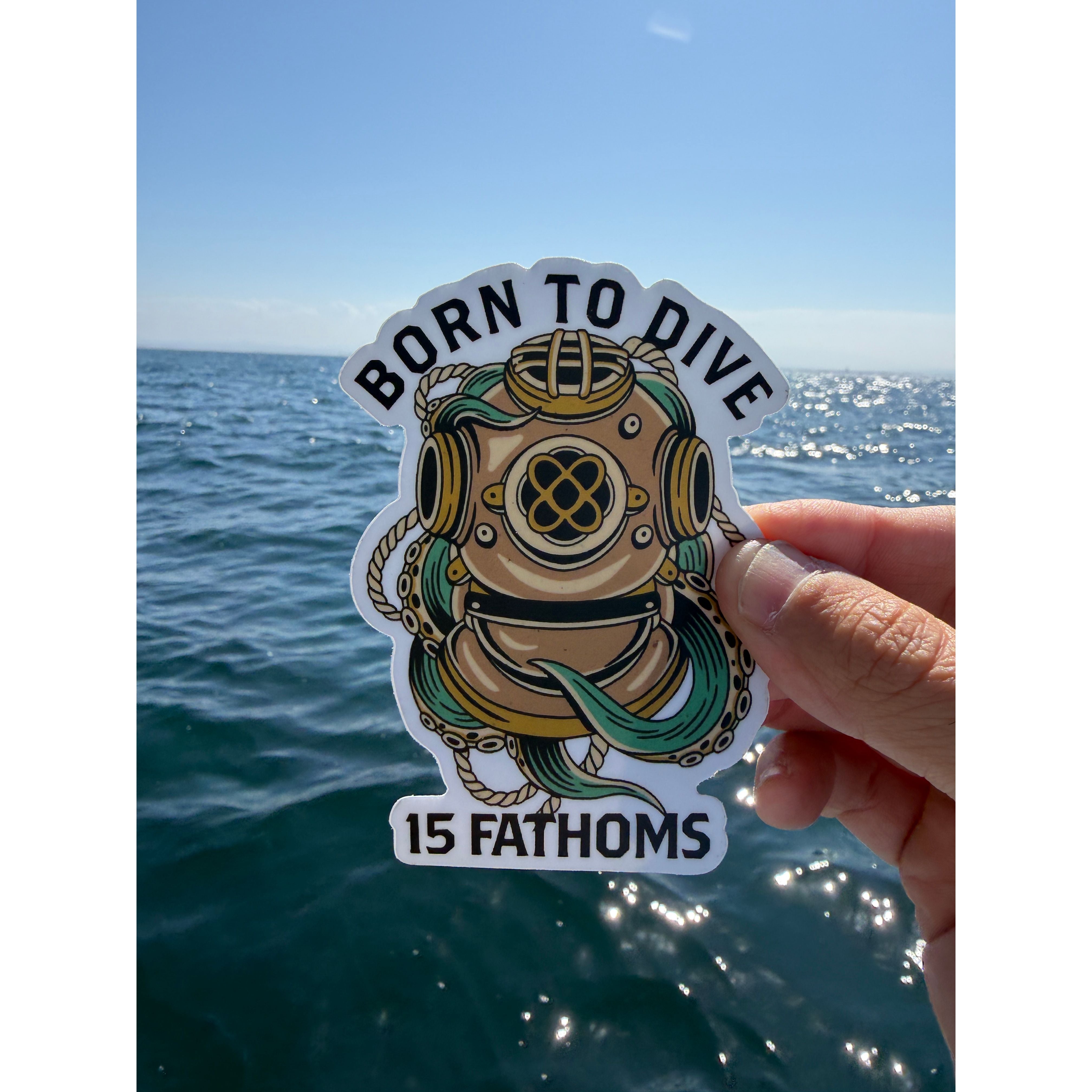 Born to Dive sticker