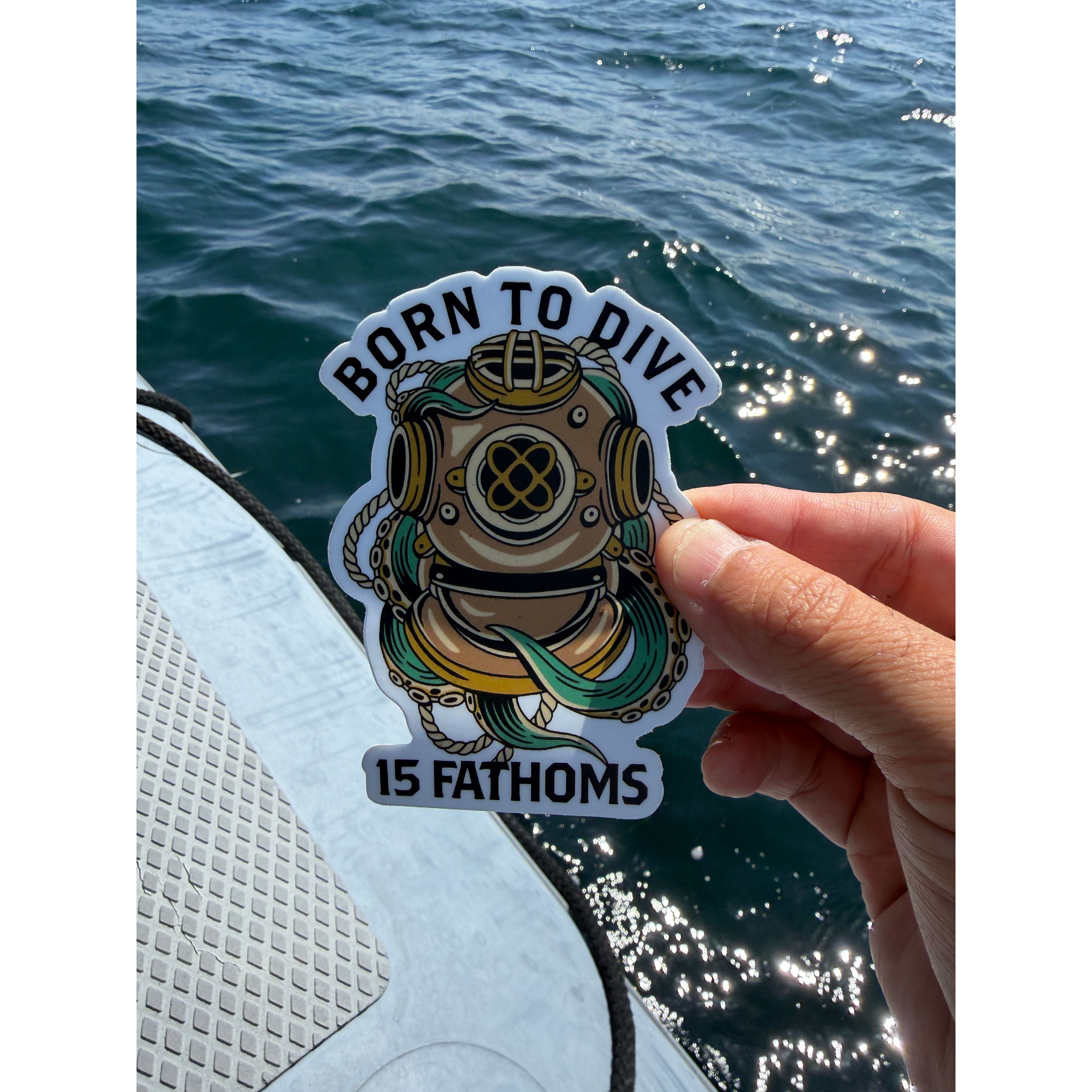 Born to Dive sticker