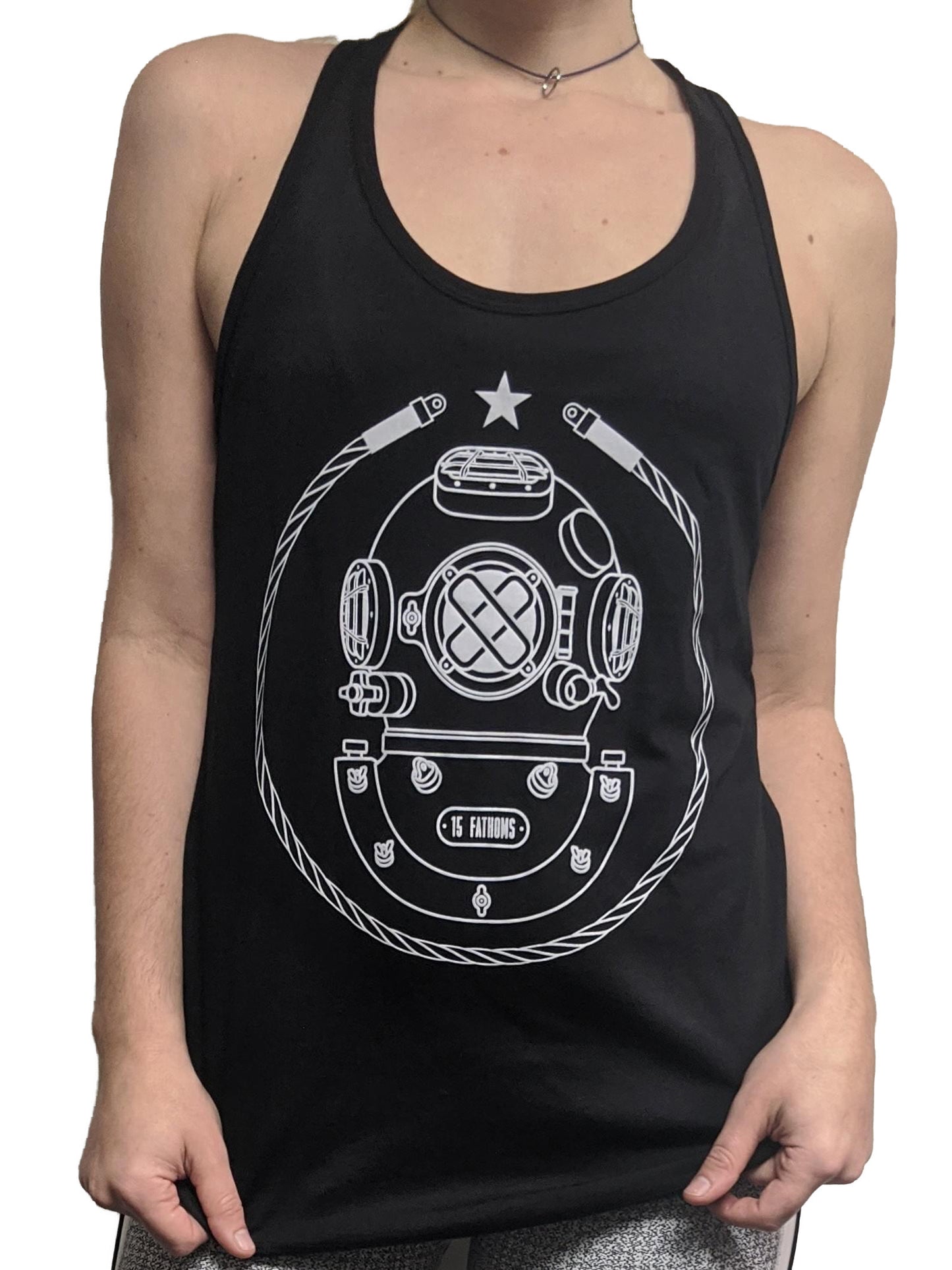 Women's Iconic MK-5 Racerback Tank Top - Black