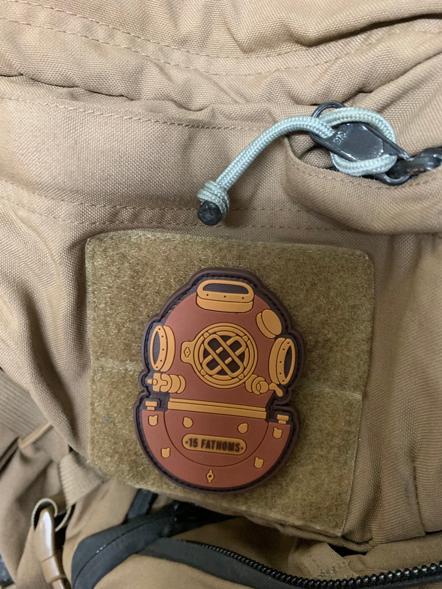 Mark-5 Patch made from PVC with velcro backing.