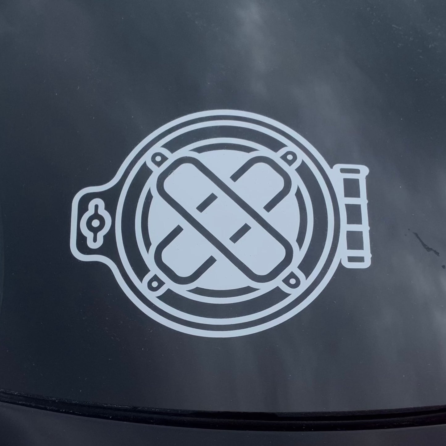 Deep sea faceplate decal
