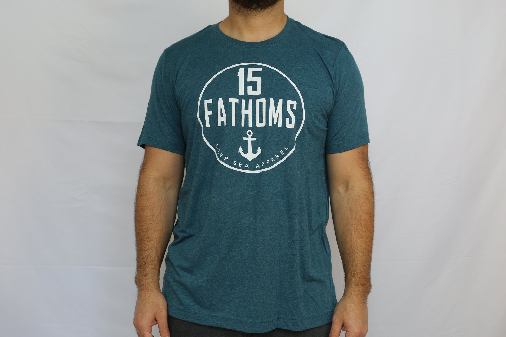 Our official logo and our very first design, this classic tee is soft, lightweight, and versatile.  This design is a piece of 15 Fathoms history.  Created in Hawaii in 2015, this design represents strength, loyalty, and an immense love for the ocean.  We’ve updated the design and are now using higher quality materials.  Don't miss out on owning a piece of 15 Fathoms history.  