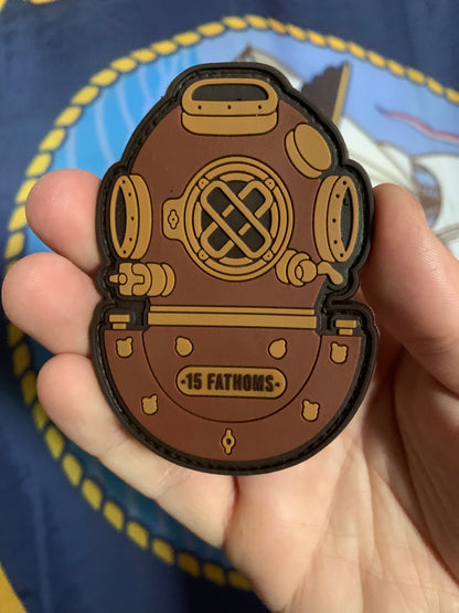 Mark-5 Patch made from PVC with velcro backing.