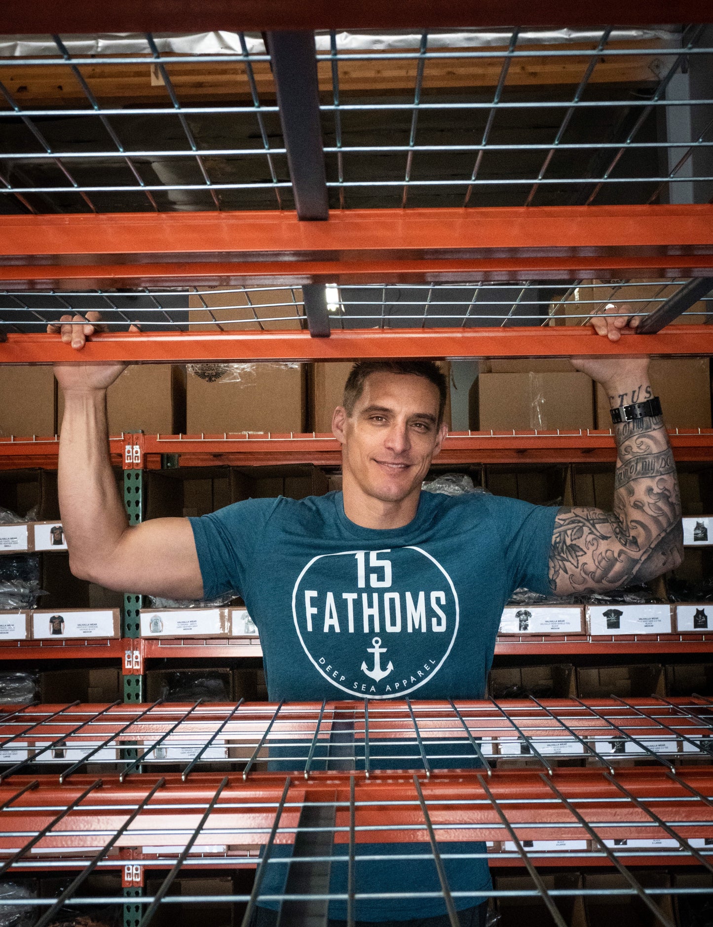 Our official logo and our very first design, this classic tee is soft, lightweight, and versatile.  This design is a piece of 15 Fathoms history.  Created in Hawaii in 2015, this design represents strength, loyalty, and an immense love for the ocean.  We’ve updated the design and are now using higher quality materials.  Don't miss out on owning a piece of 15 Fathoms history.  