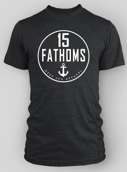 Our official logo and our very first design, this classic tee is soft, lightweight, and versatile.  This design is a piece of 15 Fathoms history.  Created in Hawaii in 2015, this design represents strength, loyalty, and an immense love for the ocean.  We’ve updated the design and are now using higher quality materials.  Don't miss out on owning a piece of 15 Fathoms history.  